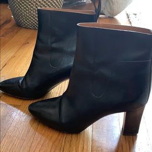 Chloe leather booties